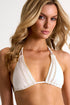 Shan Charlie Shan Charlie Ruched Triangle Bikini Top